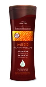 Tradycyjna receptura – szampon – miód i proteiny mleczne 300 ml