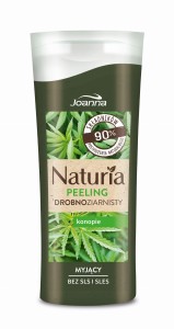 NATURIA Peeling drobnoziarnisty Konopie 100g