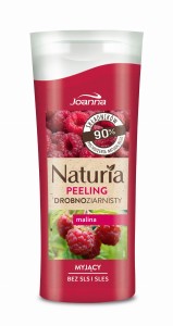 NATURIA Peeling drobnoziarnisty Malina 100g