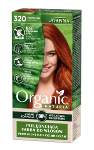 NATURIA ORGANIC Vegan 320  Płomienny Rudy 