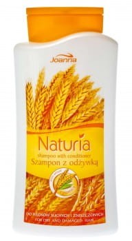 Naturia - Szampon z odżywką do włosów suchych i zniszczonych - Pszenica 500 ml